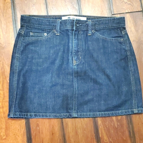Gap jeans denim cotton skirt size 8 - Picture 1 of 4